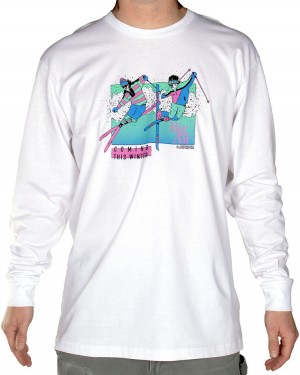 Pit Viper Big Air Long Sleeve T-shirt Vita | YQP-563709