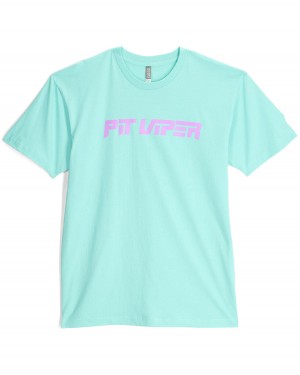 Pit Viper Copacabana Mini Fangs Mint T-shirt Turkos | CNB-849713